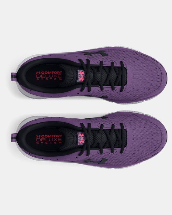 Women's UA Charged Assert 10 Running Shoes, Purple, pdpMainDesktop image number 2